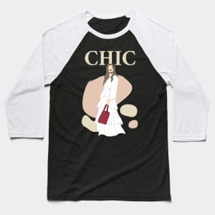 Chic Girl, Fashion Designer Baseball T-Shirt